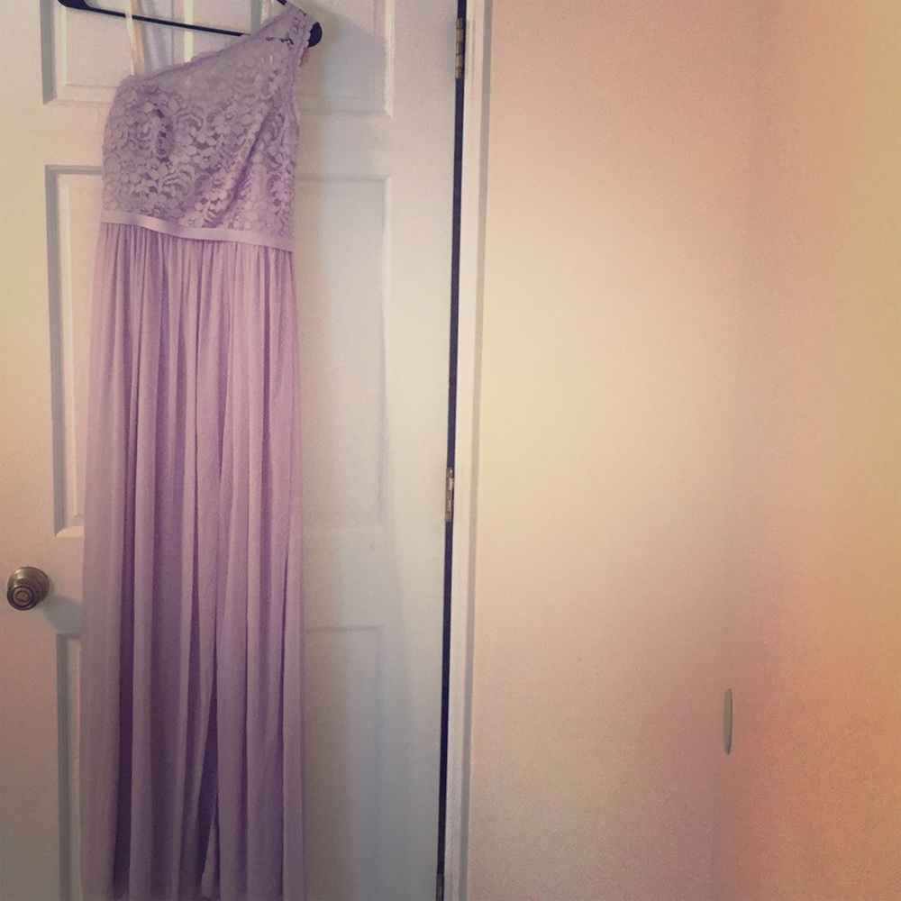 David’s bridal  lavender dress